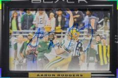 Aaron Rodgers Football Cards 2022 Panini Black Iconic Impact Ink Autographs Prices