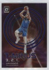 Luka Doncic [Purple] #7 Basketball Cards 2022 Panini Donruss Optic T Minus 3 2 1 Prices