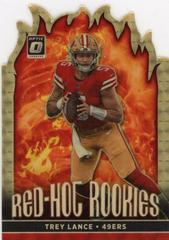 Trey Lance [Gold] #RHR-2 Football Cards 2021 Panini Donruss Optic Red Hot Rookies Prices