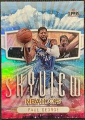 Paul George [Winter Holo] Basketball Cards 2022 Panini Hoops Skyview Prices