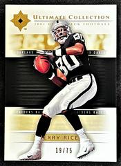 Jerry Rice [Gold] Football Cards 2004 Upper Deck Ultimate Collection Prices