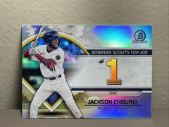 Jackson Chourio #BTP-1 Baseball Cards 2023 Bowman Scouts Top 100 Prices