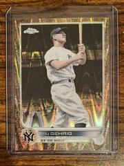 Lou Gehrig [Lava Gold] Baseball Cards 2022 Topps Gilded Collection Prices
