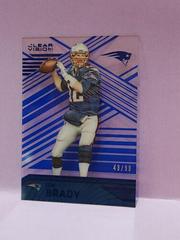 Tom Brady [Blue] #41 Football Cards 2016 Panini Clear Vision Prices