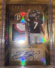 Younghoe Koo [Sapphire] #2 Football Cards 2023 Panini Gold Standard Good as Jersey Autographs Prices
