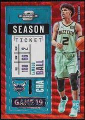 LaMelo Ball [Red Wave] #15 Basketball Cards 2020 Panini Contenders Optic Rookies Asia Prices