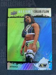 Athena [Green Blue] #R-15 Wrestling Cards 2022 Upper Deck Allure AEW Color Flow Prices