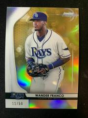 Wander Franco [Gold Refractor] Baseball Cards 2020 Bowman Sterling Prices