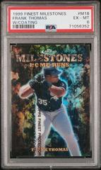 Frank Thomas [w/ Coating] #M18 Baseball Cards 1999 Finest Milestones Prices