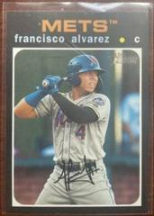 Francisco Alvarez #173 Baseball Cards 2020 Topps Heritage Minor League Prices