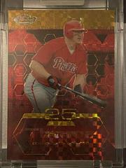 Jim Thome [Gold Xfractor] Baseball Cards 2003 Finest Prices