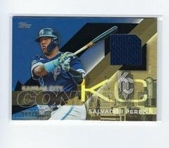 Salvador Perez [Black] Baseball Cards 2024 Topps City Connect Swatch Prices