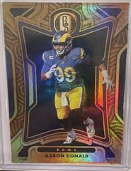 Aaron Donald [Sapphire] #48 Football Cards 2022 Panini Gold Standard Prices