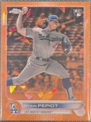Ryan Pepiot [Orange] Baseball Cards 2022 Topps Chrome Update Sapphire Prices