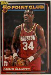Hakeem Olajuwon #214 Basketball Cards 1992 Topps Prices