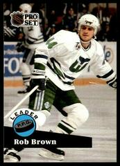 Rob Brown #606 Hockey Cards 1991 Pro Set Prices