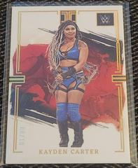 Kayden Carter [Holo Gold] #55 Wrestling Cards 2023 Panini Impeccable WWE Prices