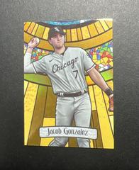 Jacob Gonzalez [Gold] Baseball Cards 2023 Bowman Draft Glass Prices