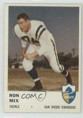 Ron Mix #162 Football Cards 1961 Fleer Prices