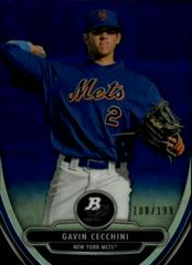 Gavin Cecchini [Blue Refractor] Baseball Cards 2013 Bowman Platinum Chrome Prospects Prices
