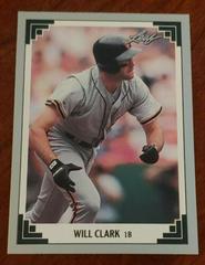 Will Clark Baseball Cards 1991 Leaf Preview Prices