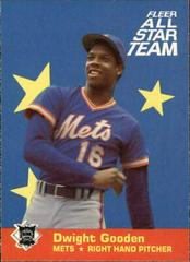Dwight Gooden Baseball Cards 1986 Fleer All Stars Prices