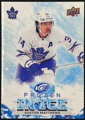 Auston Matthews #FI-37 Hockey Cards 2021 Upper Deck Ice Frozen In Prices