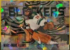 Marc Andre Fleury [Green] #BL-14 Hockey Cards 2022 Upper Deck Allure Blockers Prices