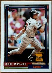  1994 Topps Gold #555 Chuck Knoblauch Minnesota Twins MLB  Baseball Card NM-MT : Collectibles & Fine Art