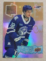Owen Beck #FH-8 Hockey Cards 2022 Upper Deck CHL Future Heroes Prices