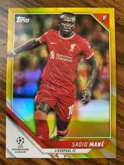 Sadio Mane [Yellow] Soccer Cards 2021 Topps UEFA Champions League Prices