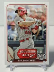 Paul Goldschmidt Baseball Cards 2021 Topps Big League Souvenirs Prices