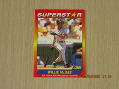 Willie McGee Baseball Cards 1992 Score Superstars Prices