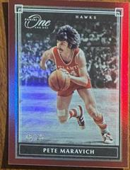 Pete Maravich [Red] Basketball Cards 2019 Panini One and One Prices