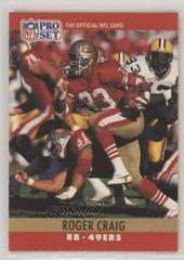 Roger Craig #287 Football Cards 1990 Pro Set FACT Cincinnati Prices