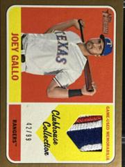 Joey Gallo [Gold] Baseball Cards 2018 Topps Heritage Clubhouse Collection Relics Prices