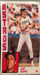 Art Howe #679 Baseball Cards 1984 Topps Prices