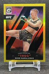 Rose Namajunas [Gold] Ufc Cards 2022 Panini Donruss Optic UFC Also Known As Prices