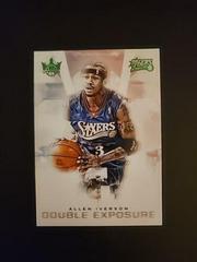 Allen Iverson [Jade] #20 Basketball Cards 2022 Panini Court Kings Double Exposure Prices