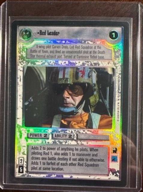 Red Leader [Foil] Star Wars CCG Reflections