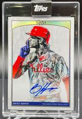Bryce Harper [Autograph] #3A Baseball Cards 2022 Topps X Lauren Taylor Prices
