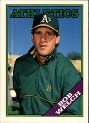 Bob Welch #127T Baseball Cards 1988 Topps Traded Prices
