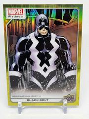 Black Bolt [Yellow Rainbow] #198 Marvel 2023 Upper Deck Platinum Prices