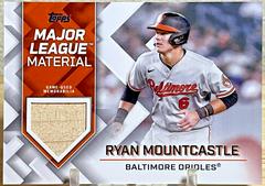 Ryan Mountcastle Baseball Cards 2022 Topps Update Major League Material Relics Prices