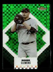 Roger Clemens [Green Xfractor] Baseball Cards 2006 Finest Prices