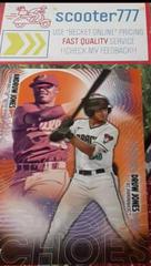 Andruw Jones, Druw Jones [Orange] Baseball Cards 2023 Topps Pro Debut Echoes Prices