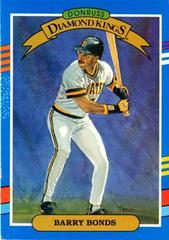 Barry Bonds [Diamond Kings] Baseball Cards 1991 Donruss Prices