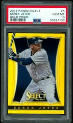 Derek Jeter [Gold Prizm] Baseball Cards 2013 Panini Select Prices