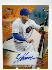 Nico Hoerner [Orange Refractor] #FA-NH Baseball Cards 2020 Topps Finest Autographs Prices