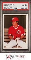 Pete Rose [Idol or Hero] #22 Baseball Cards 1986 Topps Pete Rose Set Prices